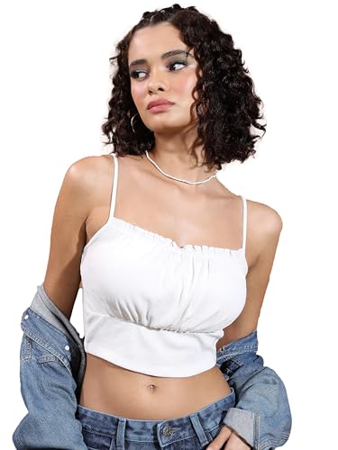 Ketch WomenS Regular Fit Tops (Khtp000349_White