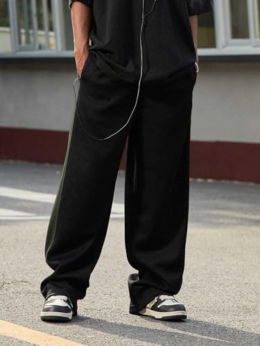 GRECIILOOKS Track Pant for Men | Trouser Pant for Men | Track Pant for Men Loose Fit | Baggy Track Pant for Men | Track Pant Men