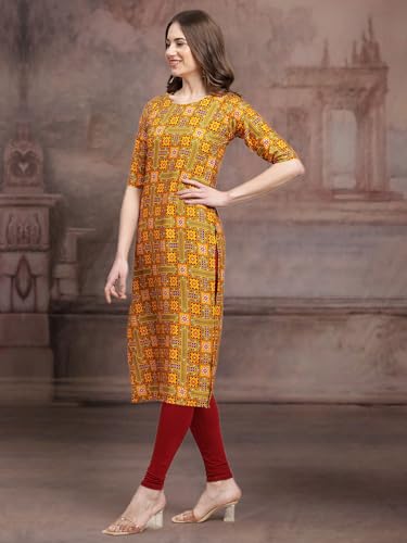 Pinkmint Crepe Printed Kurti For Womens College Wear Kurti For Women