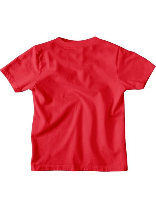 Bon Organik Boys Regular Fit T-Shirt (BON11973_Red