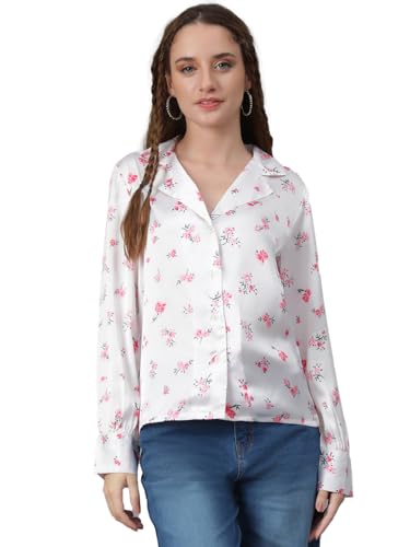 KOTTY Womens Relaxed Fit Printed Casual Shirt