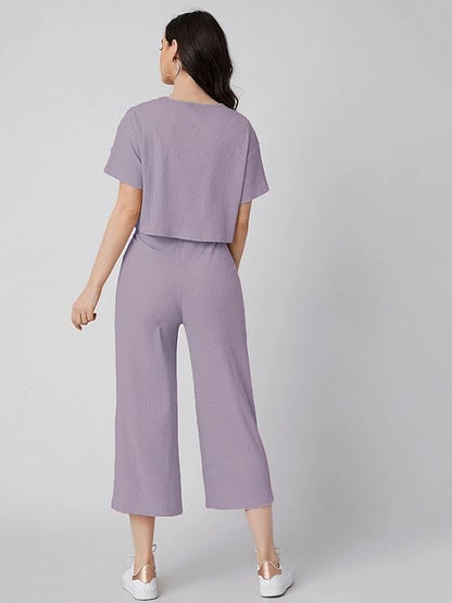 Leriya Fashion Co-Ord Set For Women Stylish Korean Summer Two Piece Outfit