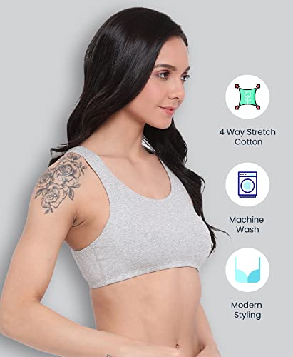 Lyra 541 Premium Cotton Non-Padded Beginners Bra For Women