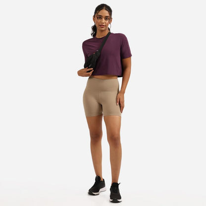BlissClub Ultimate Shorties Lite | Gym Shorts for Women Workout, Sports Shorts, Swim Shorts and Shapewear for Tummy | High Waist