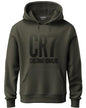 ADRO Men's Cotton Neck Hooded Sweatshirt (H20-M-CR07-OL_Olive_XL)