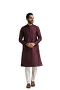Manyavar Kurta Set For Men, Full Sleeves Mandarin Collar Ethnic MenS Kurta Set For Engagement, Wedding, Party Blended Viscose S