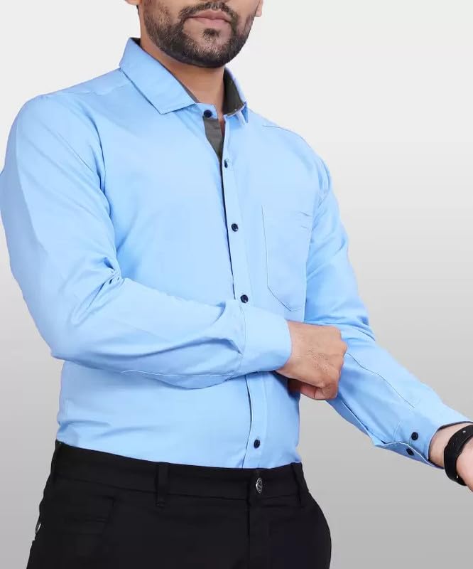 Pinkmint Cotton Soild Combo Men Shirt Formmal Wear Office Wear Regular Fit Shirt
