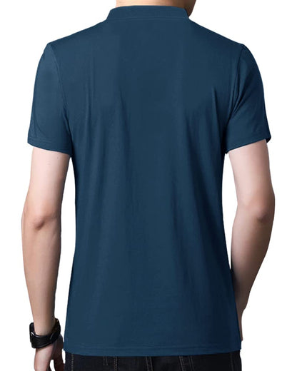 Eyebogler Mens Cotton Regular Fit T-Shirt Grey