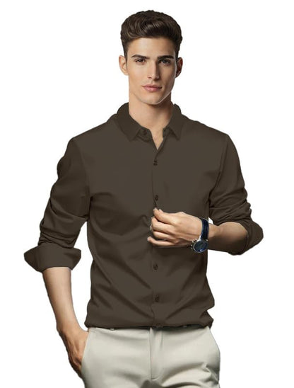 BE ACTIVE Mens Casual Pure Cotton Satin Cotton Shirt || Casual Shirts for Men || Men Casual Shirt || Casual Wear Shirts (RF0021