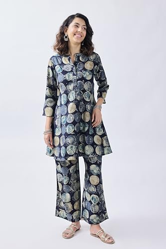 Toochki Kurta Set For Women | Two Piece Kurta Set For Women | Kurtas For Women | Stylish Kurta Set | Kurta Set | Navy Blue Kurta