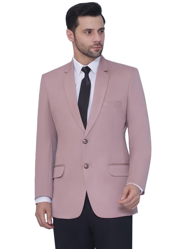 Favoroski Tuxedo Formal Blazers For Men With 2 Pockets | Rayon Slim Fit Single Breasted Blazer | Semi Ethnic Wear Tuxedos | Soli