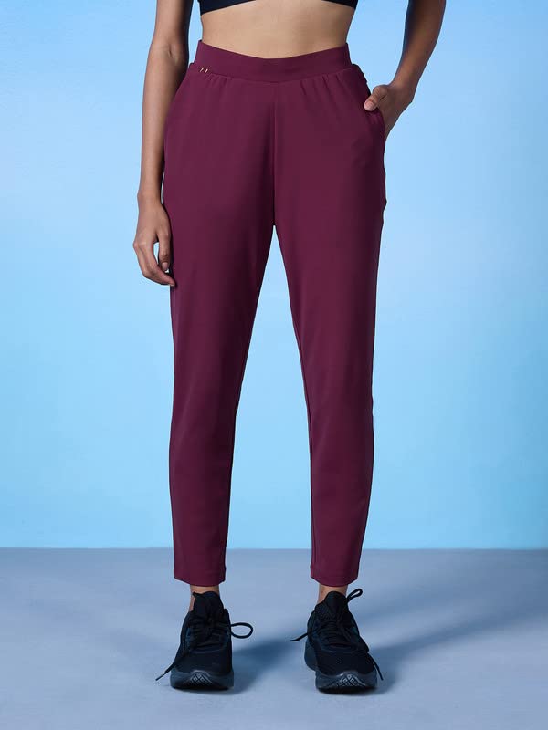 Nykd All Day Zipped Polyster Anti-Odor Go To Travel/Lounge Pants For Women With Pockets & Ultra Comfort For All Occasions Travel