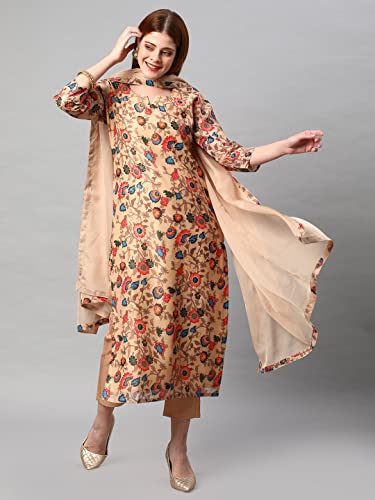 ANNI DESIGNER Women Rayon Kurta Pant With Dupatta