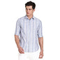 Dennis Lingo Blue MenS Slim Fit Casual Shirt