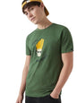 Bewakoof Air 1.0 Official Cartoon Network Merchandise Johnny Bravo MenS Graphic Print Regular Fit Half Sleeve Round Neck Cotton