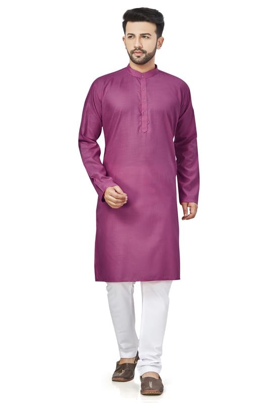 Be Active MenS Traditional Solid Full Sleeves Kurta || Cotton Kurta For Men || Men Kurta For Wedding || Kurta For Men (N-Rfsk00