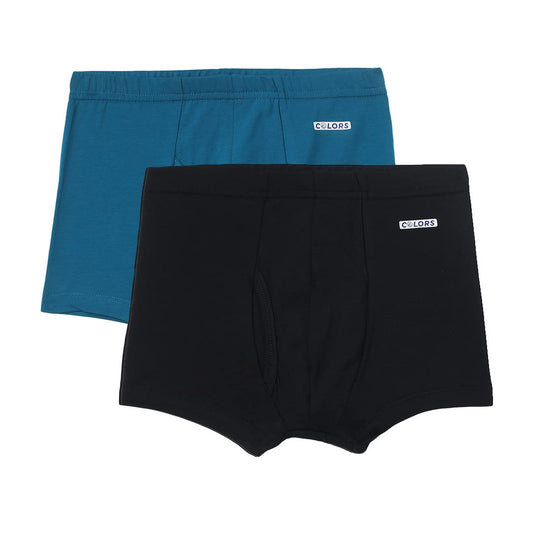 Rupa Frontline Colors Kids Front Open Mini Trunks 110 | Soft-Touch Cotton Stretch | Snug Fit | Inner Elastic | Breathable Fabri