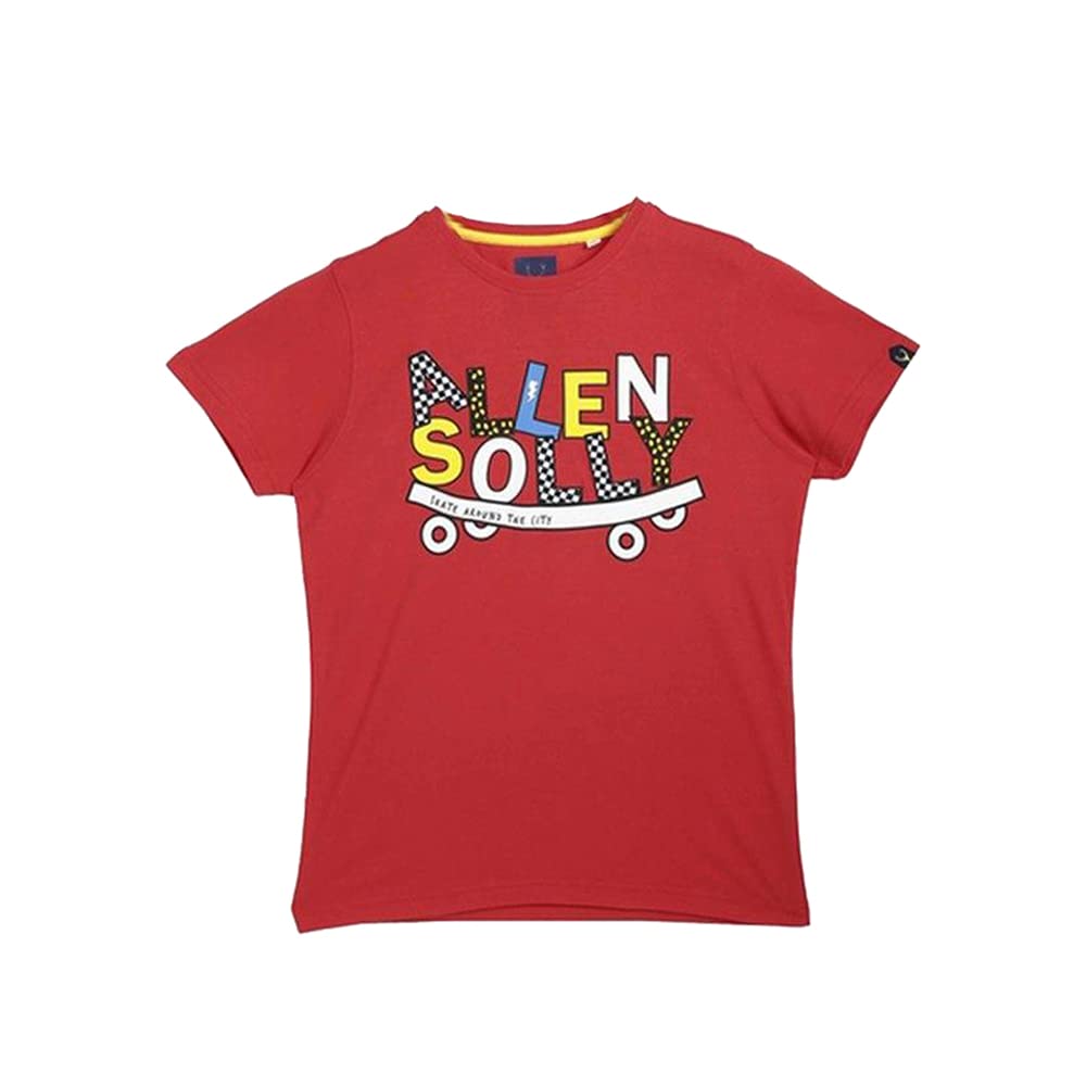 Allen Solly Boys Regular Fit Half Sleeve Short Sleeve Crew Neck T-Shirt