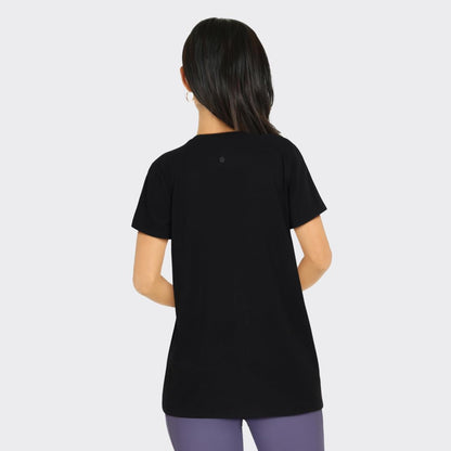 BlissClub Women The Last Tee - Boyfriend tee | Womens t-Shirt |  Sleeves | Hip Covering | Cotton Tee