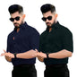 Pinkmint Cotton Blend Casual Shirt for Men Combo Shirt for Formal Wear, Regular Home Wear