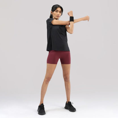 BlissClub Most Breathable - Slit Top, Breathable Comfort Through Tough Moves,Breathable mesh Fabric,Lightweight,Side Slits for C
