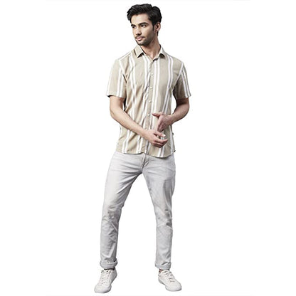 Rigo Rayon Printed Half Sleeves Hawaiian Shirt for Men | Summer Casual Regular Fit | Beach, Goa, Party, Outing Wear | Boys and M
