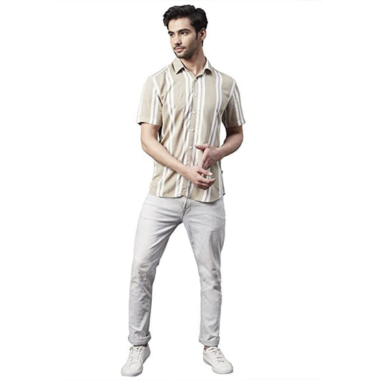 Rigo Rayon Printed Half Sleeves Hawaiian Shirt for Men | Summer Casual Regular Fit | Beach, Goa, Party, Outing Wear | Boys and M