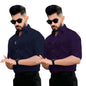 Pinkmint Cotton Blend Casual Shirt for Men Combo Shirt for Formal Wear, Regular Home Wear