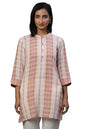 Aurelia Women's Checked Cotton Straight Kurti