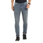 Turtle Men Cotton Light Blue Narrow Fit Solid Stretchable Jeans