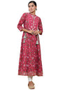 Soch Women Maroon Printed Kurta
