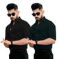 Pinkmint Cotton Blend Casual Shirt for Men Combo Shirt for Formal Wear, Regular Home Wear