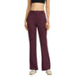 BlissClub Ultimate Flare Tailored Trousers | CloudSoftTM Fabric | Gold Button | Stylish Pintucks | Belt Loops | Mock Fly | 2 Poc
