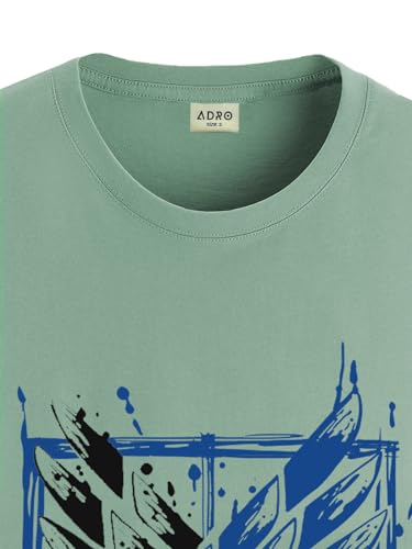ADRO Mens Attack on Titan Cotton T-Shirt (2XL)