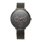 Titan Neo Quartz Multifunction Grey Dial Grey Stainless Steel Strap Watch For Women - Nt2651Qm01