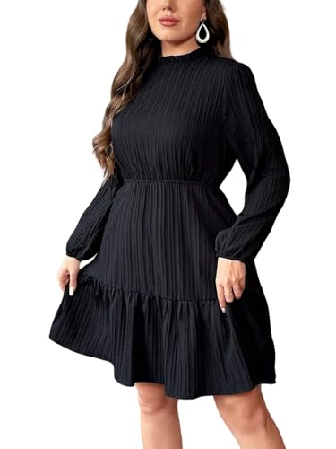 Leriya Fashion Poly Cotton Above The Knee Western Dress for Women (LF-W.DRESS-WD1254_Black