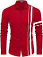 Bellstone Mens Solid Regular Fit Shirt (B-8200_Red