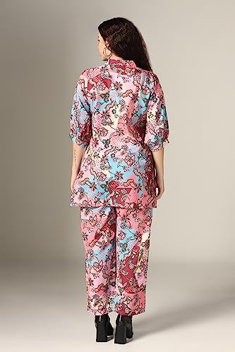 Greciilooks Co-Ord Set For Women || Night Suit For Women || Comfortable Lounge Wear || Sleep Wear || Long Top & Pyjama Night Sui