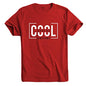 ADRO Just Be Cool Design Printed T-Shirts for Men & Women (RNR-S35-JBA-RD_Red_XL)