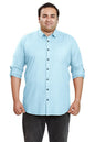 BE ACTIVE Mens Casual 100% Cotton Solid Plus Size Shirt || Plus Size Shirts for Men || Casual Plus Size Shirt || Casual Wear Sh