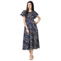 OOMPH! Womens Western & Fusion wear Midi Dresses for Women, Beach, Blue - md62