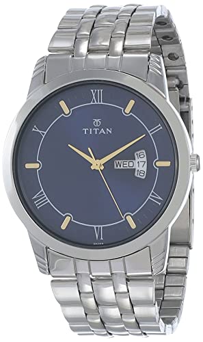 Titan Karishma Analog Blue Dial Men'S Watch Nm1774Sm01/Nn1774Sm01/Np1774Sm01