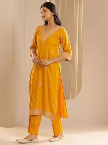 Libas WomenS Viscose Kurta Set (36903