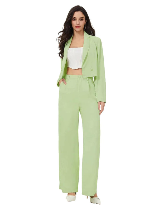 Kotty WomenS Co-Ords Solid Dress Set Sage Green