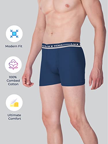Lux Venus Pure Cotton Drawer For Men (Pack Of 5) Multicolour