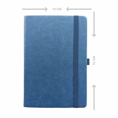 Anupam Primo A5 Ruled Journal Notebook 192 Pages 80Gsm Lined Notebook Raw Leather Pu Cover Journal For Unisex, Journal Notebook