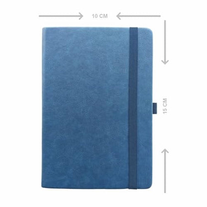 Anupam Primo A5 Ruled Journal Notebook 192 Pages 80Gsm Lined Notebook Raw Leather Pu Cover Journal For Unisex, Journal Notebook