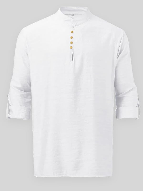 Be Active MenS Solid 100% Cotton Short Kurta With Mandarin Collar || Short Kurta For Men Cotton || Stylish Short Kurta || Short