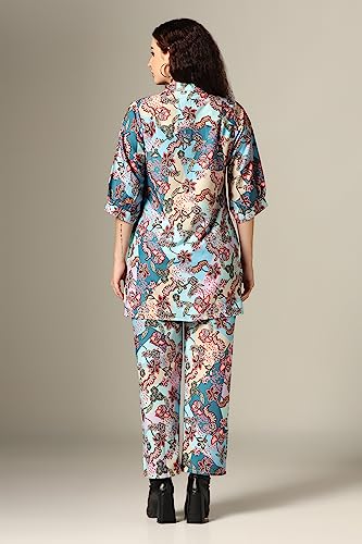Greciilooks Co-Ord Set For Women || Night Suit For Women || Comfortable Lounge Wear || Sleep Wear || Long Top & Pyjama Night Sui