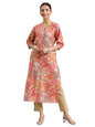Libas Women's Silk Blend Printed Regular Kurtas